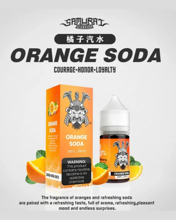 SAMURAI-將軍-系列-橘子汽水 將軍 小煙油 35MG