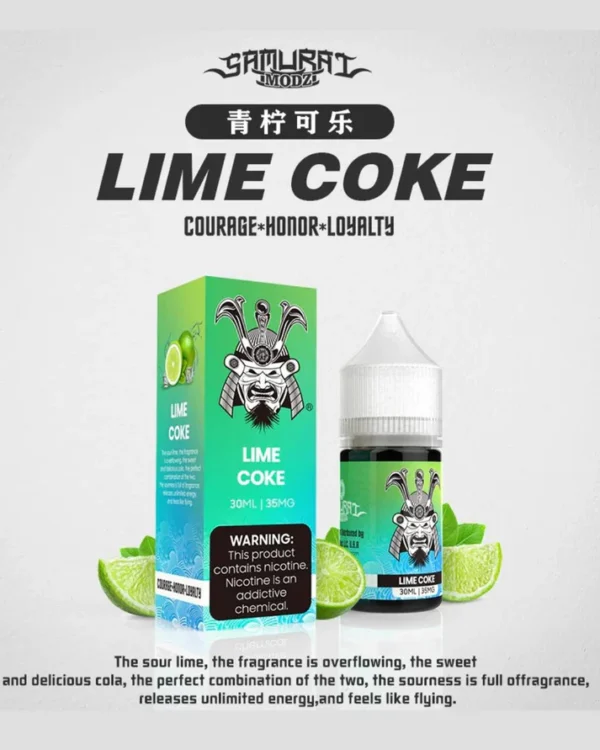 SAMURAI-將軍-系列-青檸可樂 將軍 小煙油 35MG
